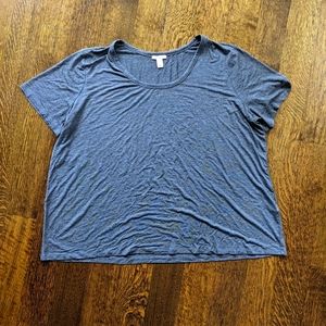 Daily Ritual Women's Plus Size T Shirt Gray 5X